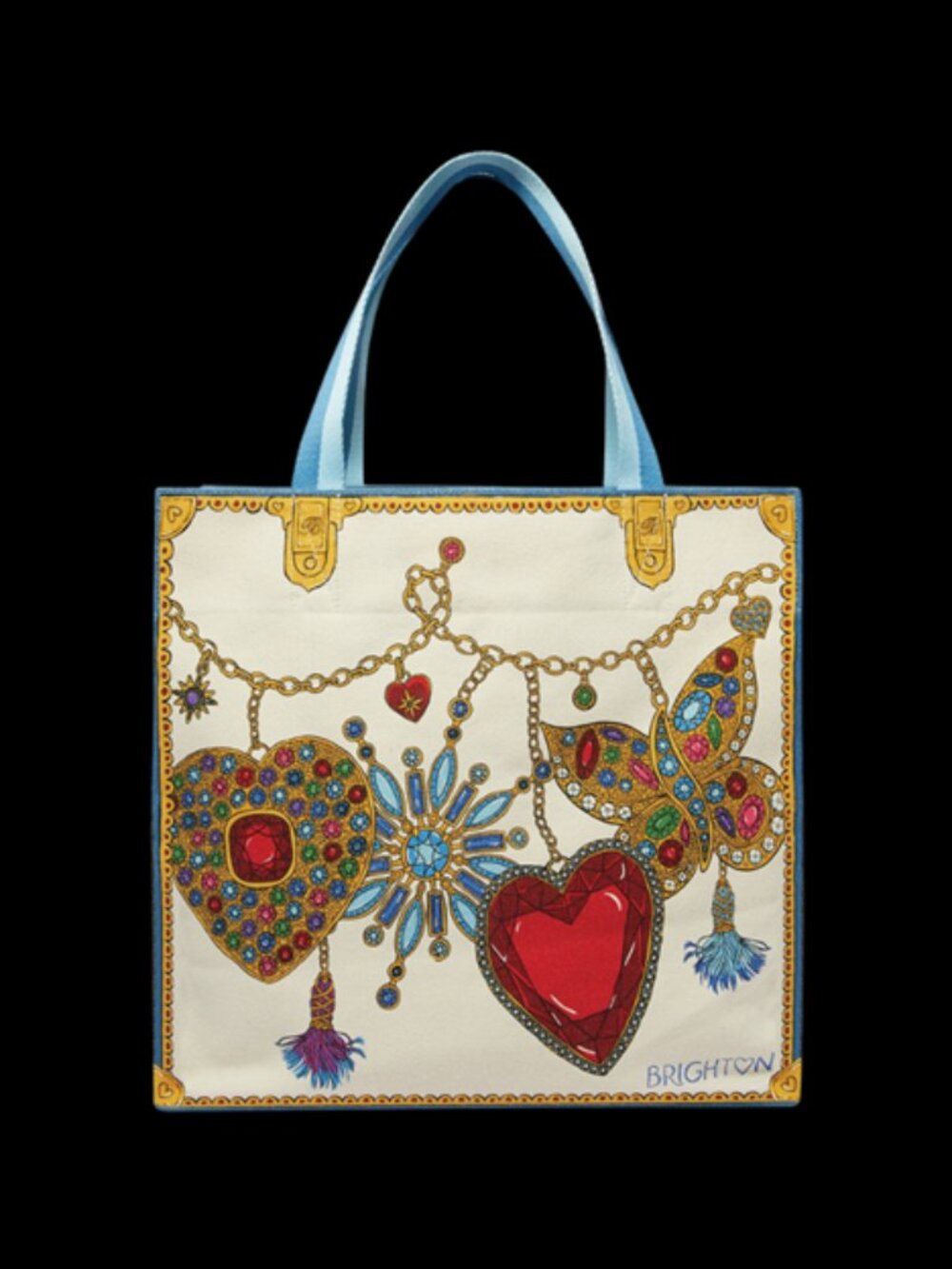 Brighton Glittering Love Tote w/Free Wallet